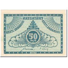 Banknote, Estonia, 50 Penni, 1919, Undated (1919), KM:42a, UNC(63)