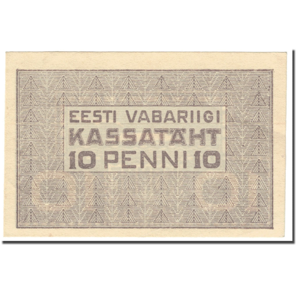 Banknote, Estonia, 10 Penni, 1919, Undated (1919), KM:40b, UNC(65-70)