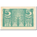 Banknote, Estonia, 5 Penni, 1919, Undated (1919), KM:39a, UNC(65-70)