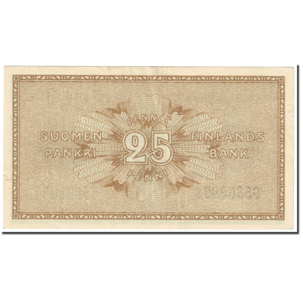 Banknote, Finland, 25 Penniä, 1918, Undated (1918), KM:33, AU(50-53)