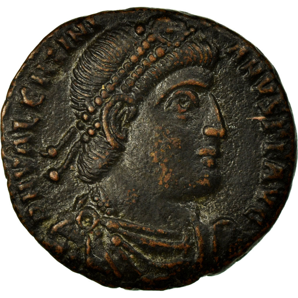 Coin, Valentinian I, Nummus, Siscia, AU(55-58), Copper, Cohen:37