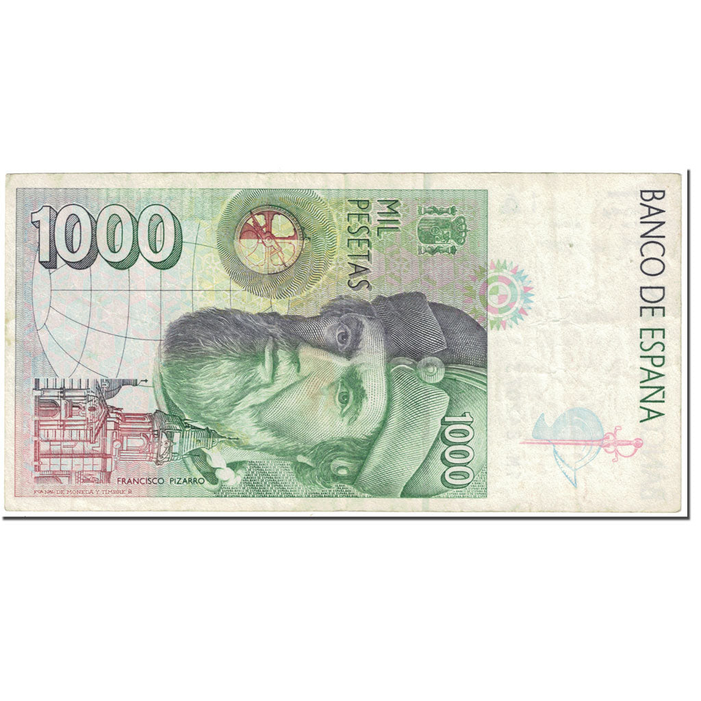 Banknote, Spain, 1000 Pesetas, 1992, 1992-10-12, KM:163, EF(40-45)