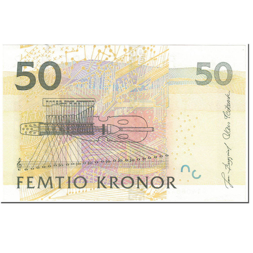 Banknote, Sweden, 50 Kronor, 1996, Undated (1996), KM:62a, UNC(65-70)