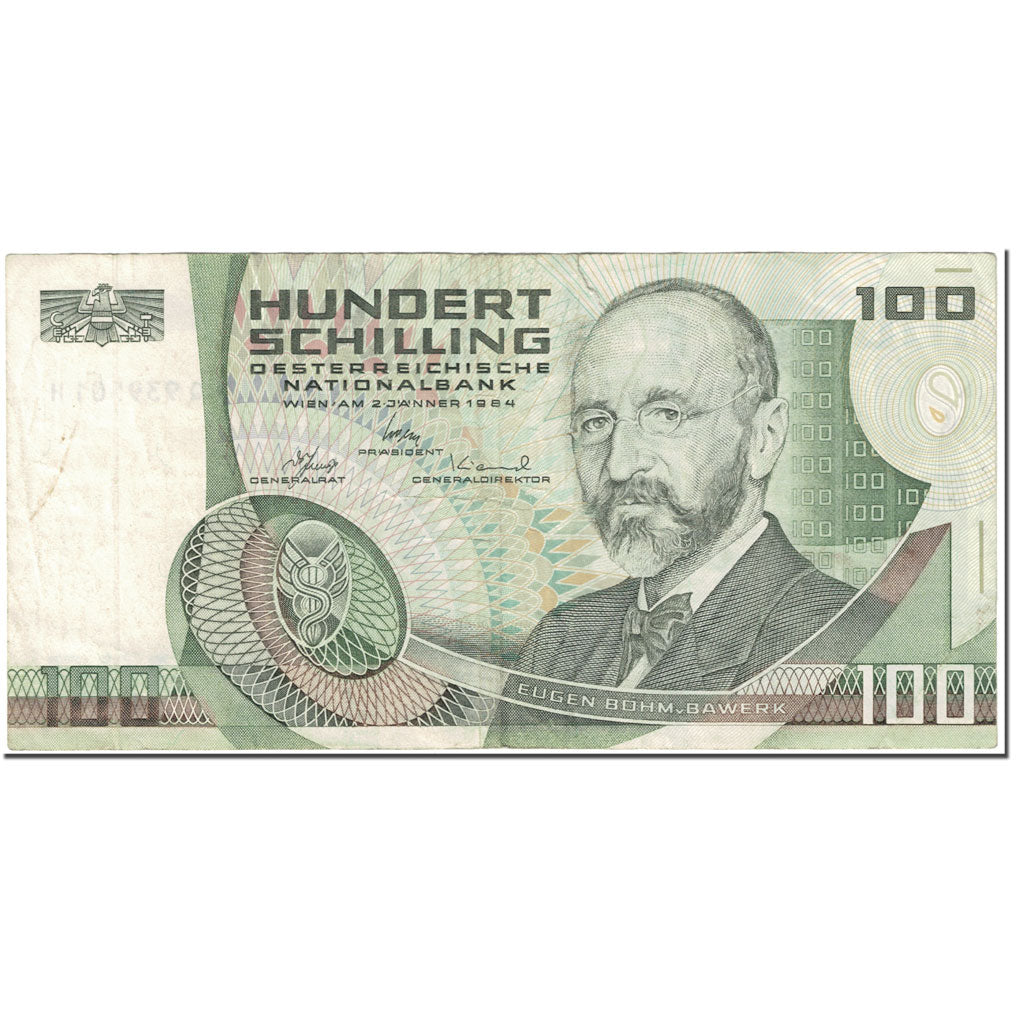 Banknote, Austria, 100 Schilling, 1984, 1984-01-02, KM:150, EF(40-45)
