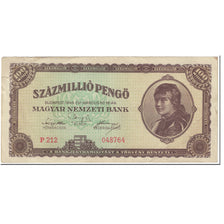 Billet, Hongrie, 100,000,000 Pengö, 1946, 1946-03-18, KM:124, TB