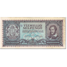 Nota, Hungria, 10 Million Milpengö, 1946, 1946-05-24, KM:129, VF(20-25)