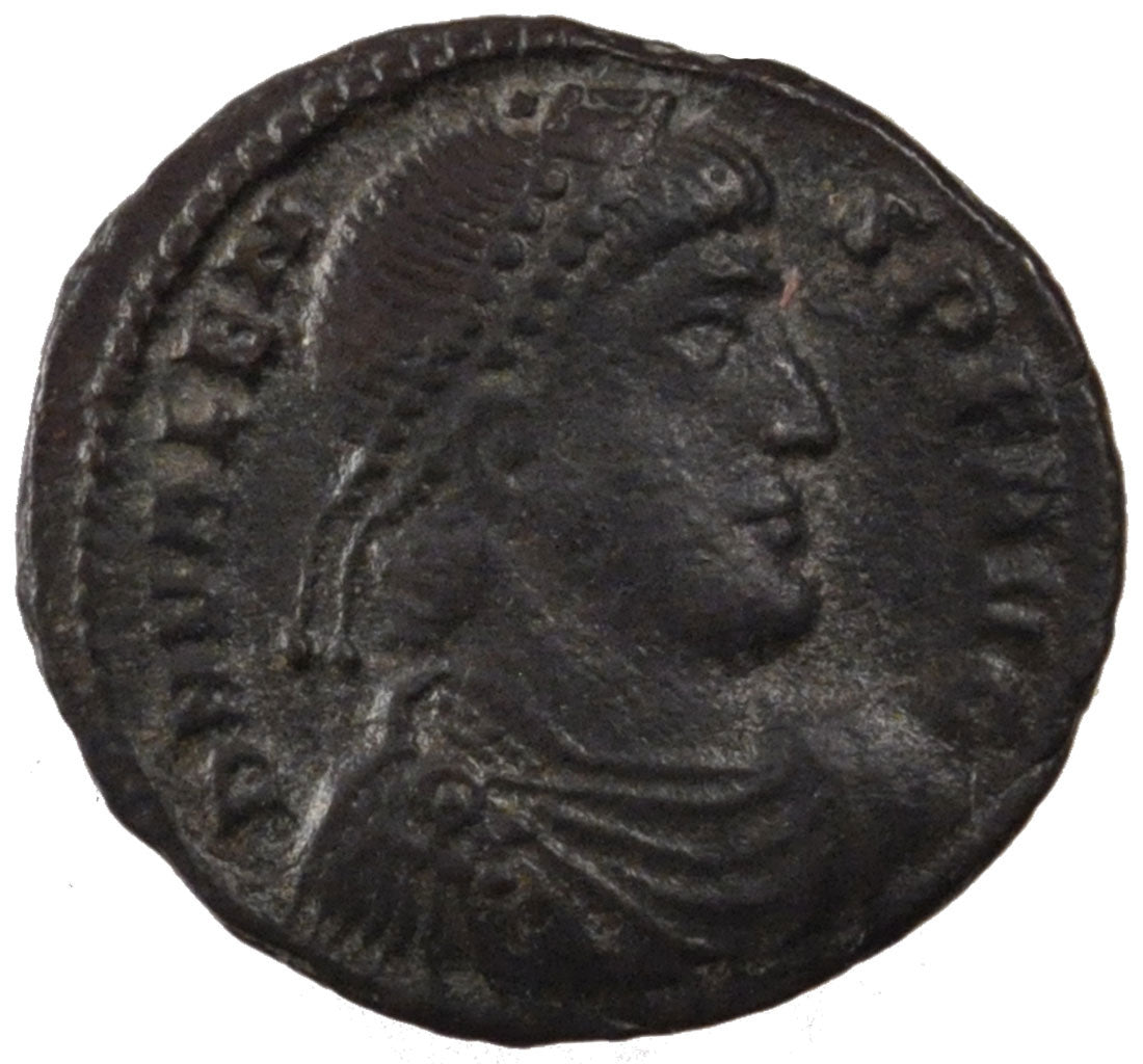 Valens, Nummus, Thessalonica, SPL-, Rame, Cohen:11