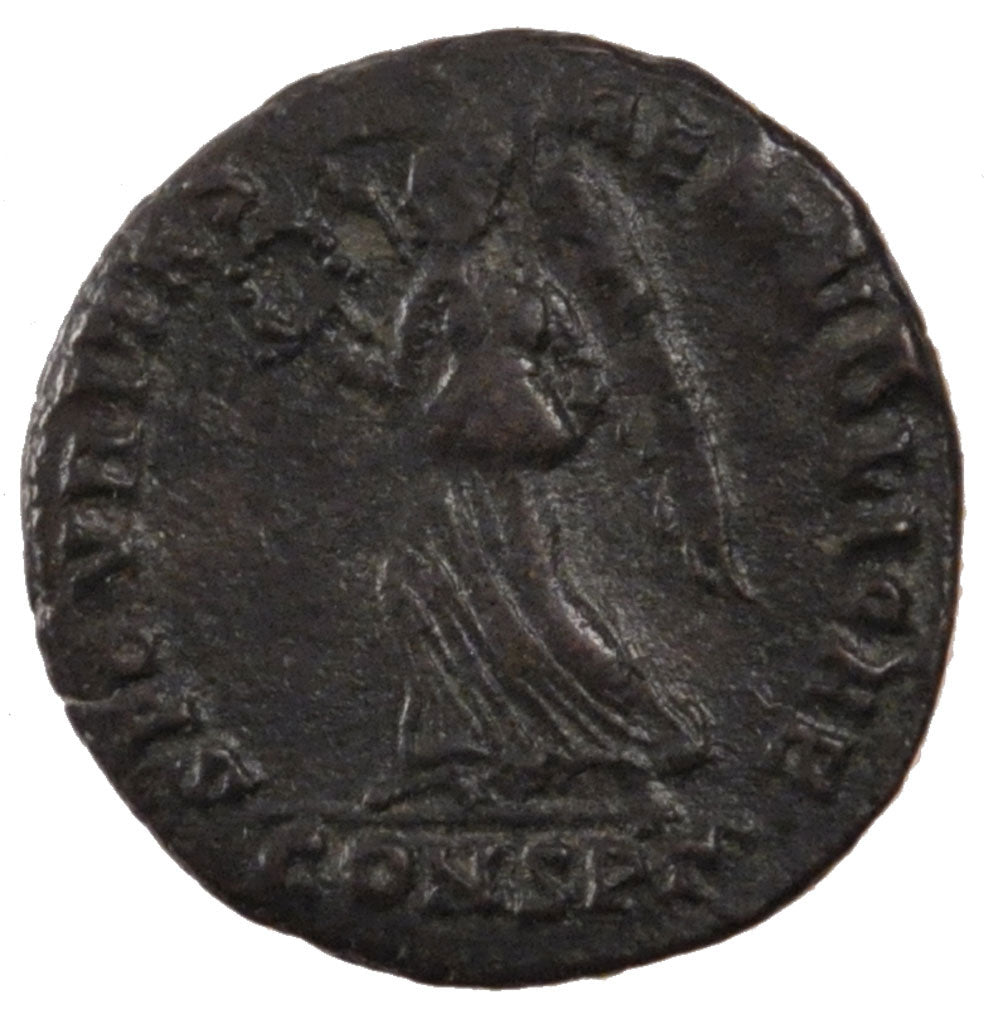 Valens, Nummus, Constantinople, AU(50-53), Copper, Cohen #45, 2.80