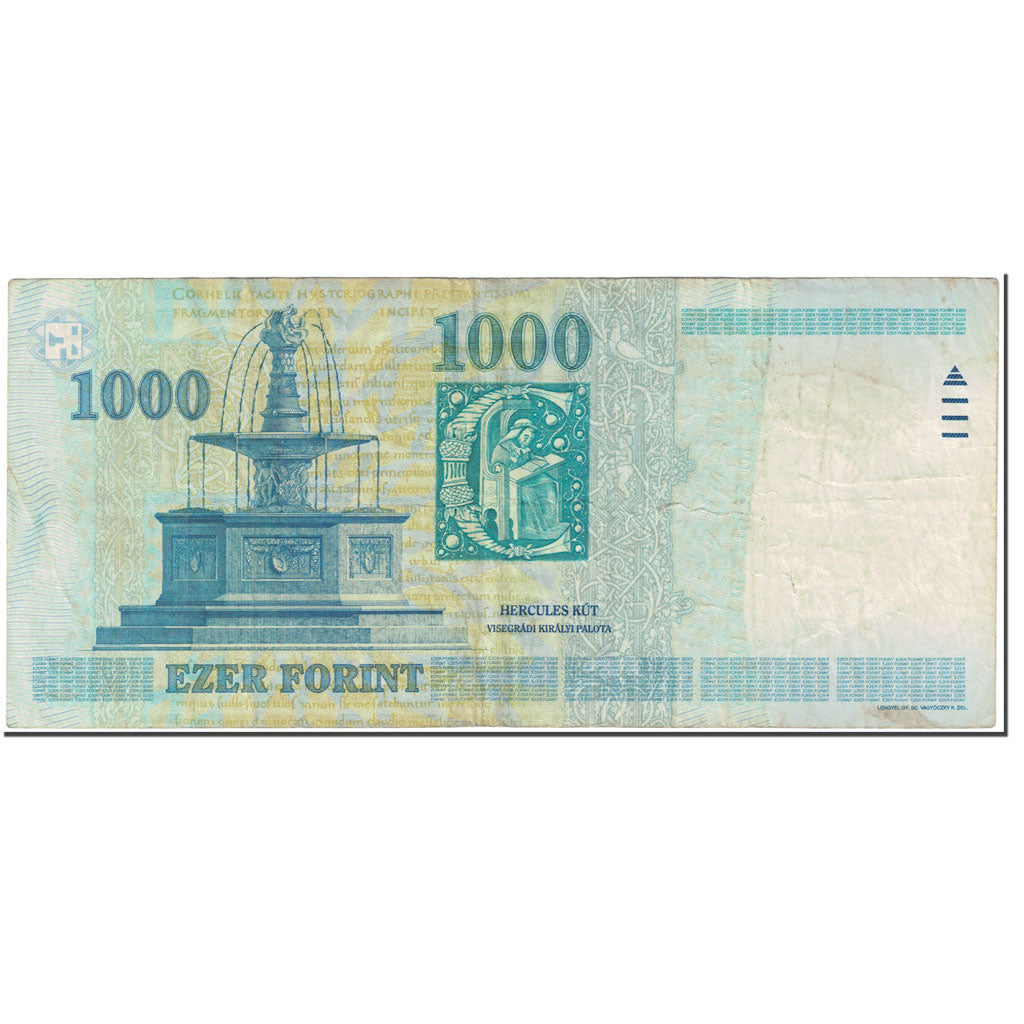 Banknote, Hungary, 1000 Forint, 1998, Undated (1998), KM:180a, EF(40-45)