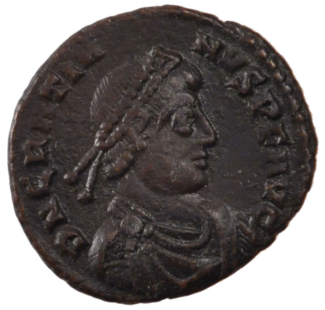Gratian, Nummus, Siscia, AU(55-58), Copper, Cohen #23, 2.70