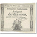 France, 10 Sous, 1793, 1793-05-23, EF(40-45), KM:A68b