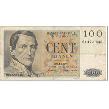 Banconote, Belgio, 100 Francs, 1957, 1957-12-20, KM:129c, MB