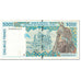 Banknote, West African States, 5000 Francs, 1999, Undated (1999), KM:113Ai