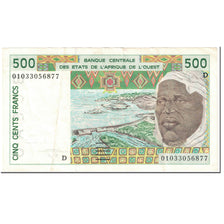 Banknote, West African States, 500 Francs, 2001, Undated (2001), KM:410Dl