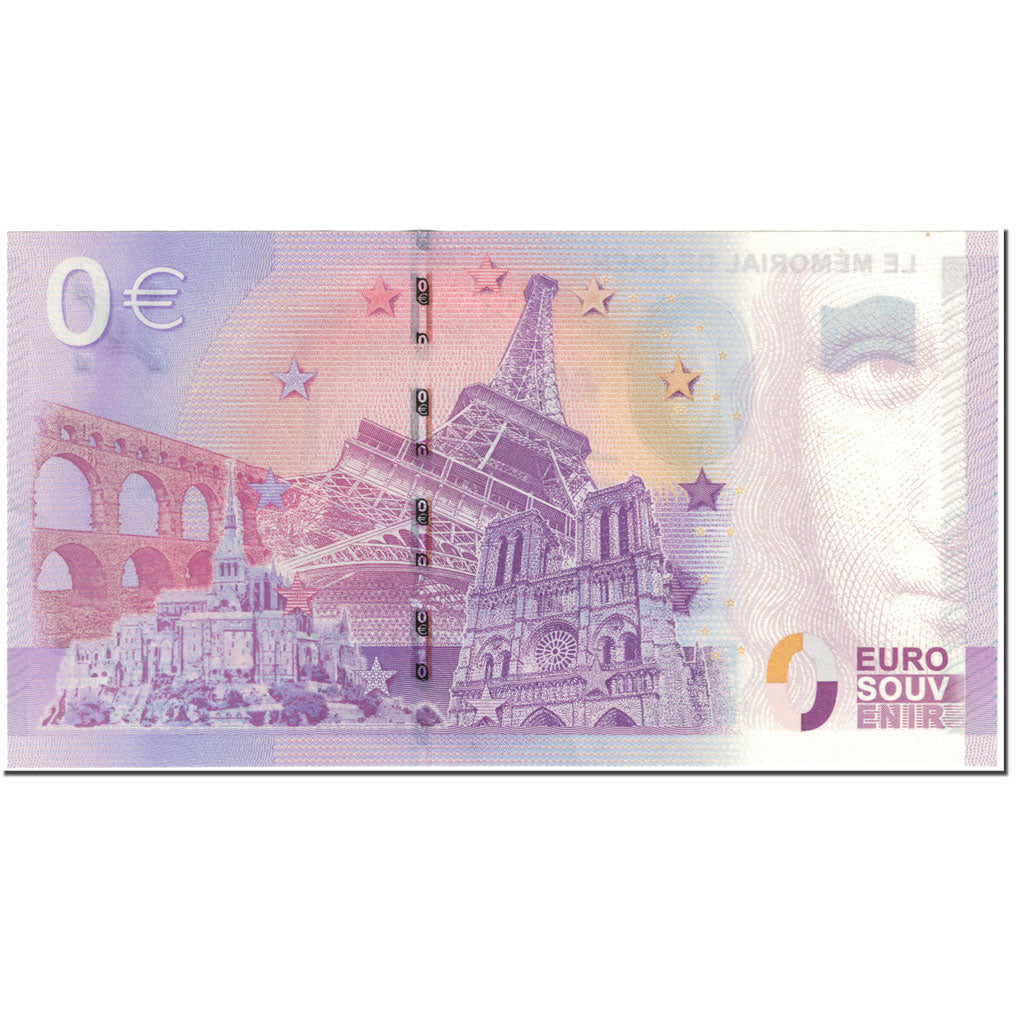 France, Franc, 2015 - 1, Undated (2015-1), “Mémorial de Caen”, UNC(65-70)