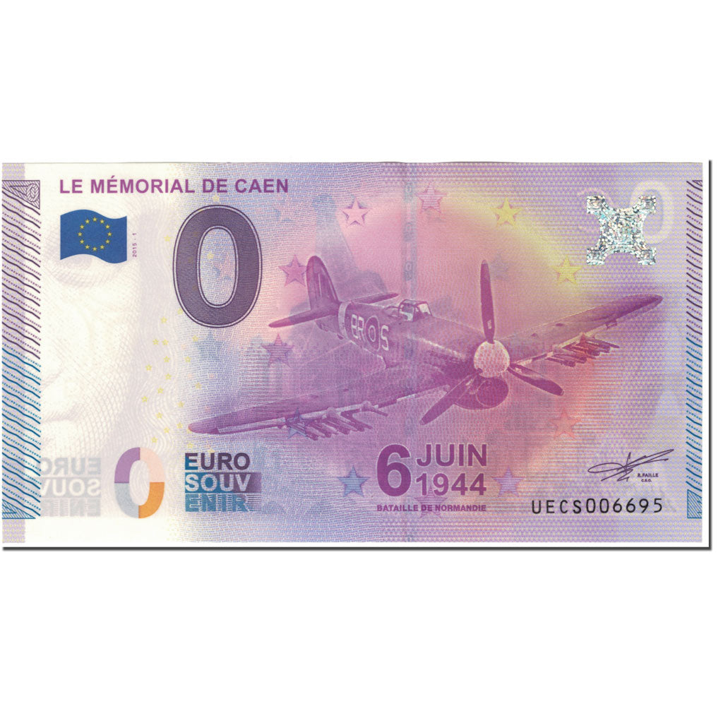 France, Franc, 2015 - 1, Undated (2015-1), “Mémorial de Caen”, UNC(65-70)