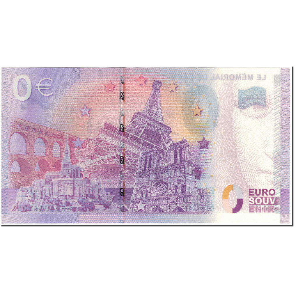 France, Franc, 2015 - 1, Undated (2015-1), “Mémorial de Caen”, UNC(65-70)