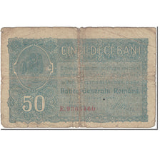 Banknote, Romania, 50 Bani, 1917, Undated (1917), KM:M2, VG(8-10)