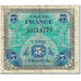 France, 5 Francs, Drapeau/France, 1944, Undated (1944), TB, Fayette:VF17.1