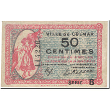 France, 50 Centimes, Nécessités, Colmar, 1918, 1918-12-15, EF(40-45)