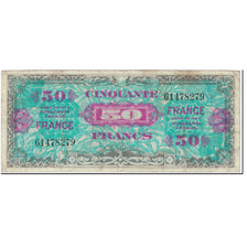 França, 50 Francs, 1945 Verso France, 1944, Undated (1944), VF(20-25)