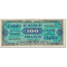 France, 100 Francs, 1945 Verso France, 1944, Undated (1944), VF(20-25)