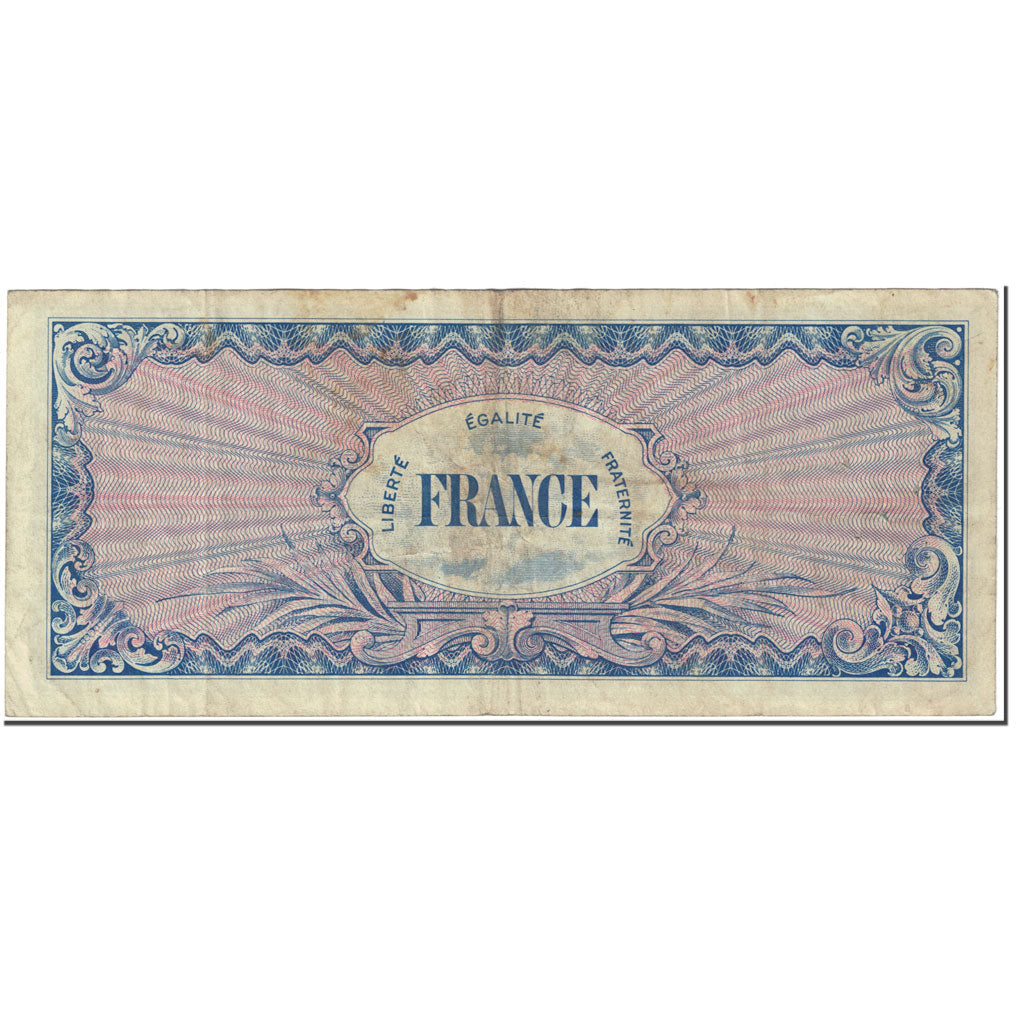 France, 100 Francs, 1945 Verso France, 1944, Undated (1944), VF(20-25)