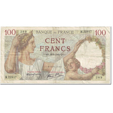 Frankreich, 100 Francs, Sully, 1941, 1941-06-19, GE, Fayette:26.54, KM:94