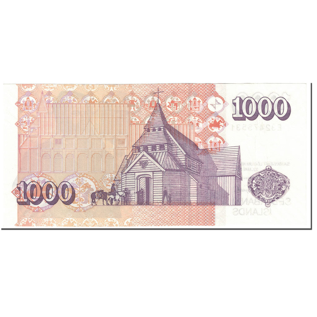 Banknote, Iceland, 1000 Kronur, 2001, 2001-05-22, KM:59, UNC(65-70)