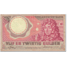 Banknote, Netherlands, 25 Gulden, 1955, 1955-04-10, KM:87, VF(20-25)
