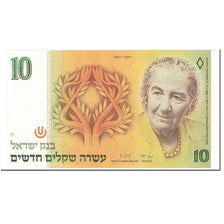 Banknote, Israel, 10 New Sheqalim, 1987, Undated (1987), KM:53b, UNC(65-70)