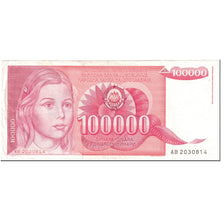 Banknote, Yugoslavia, 100,000 Dinara, 1985, 1985-05-01, KM:97, EF(40-45)