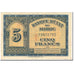 Banknote, Morocco, 5 Francs, 1943, 1943-08-01, KM:24, EF(40-45)
