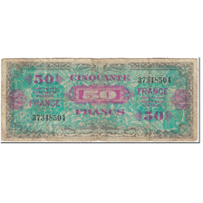 Frankreich, 50 Francs, Flag/France, 1944, SERIE DE 1944, SGE, Fayette:VF24.01