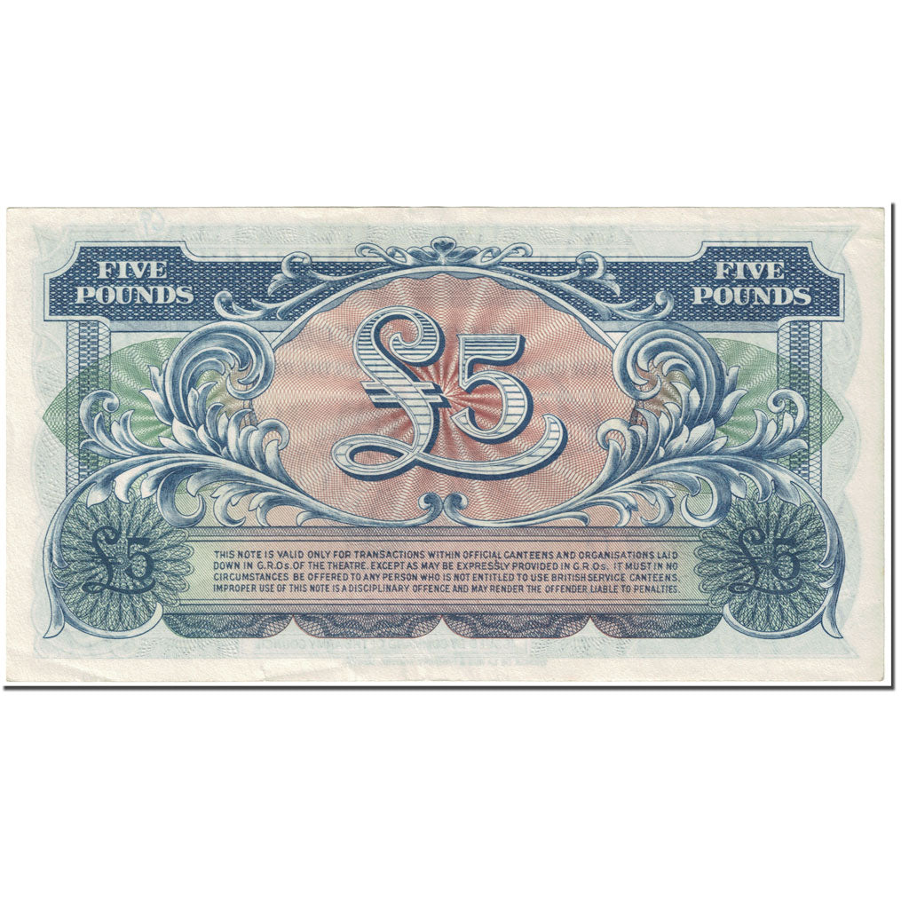 Banknote, Great Britain, 5 Pounds, 1948, Undated (1948), KM:M23, EF(40-45)