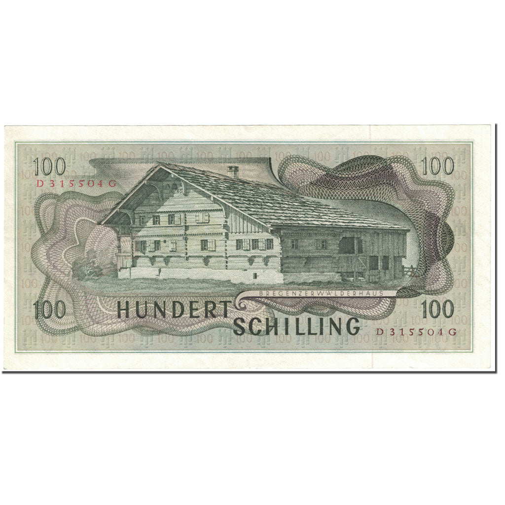 Banknote, Austria, 100 Schilling, 1969, 1969-01-02, KM:146a, UNC(65-70)