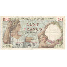 Frankrijk, 100 Francs, Sully, 1940, 1940-05-16, B, Fayette:26.29, KM:94