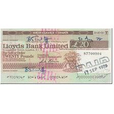 Banknote, Great Britain, 20 Pounds, 1978, 1978-09-01, UNC(65-70)