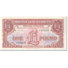 Banknote, Great Britain, 1 Pound, 1956, Undated (1956), KM:M29, EF(40-45)