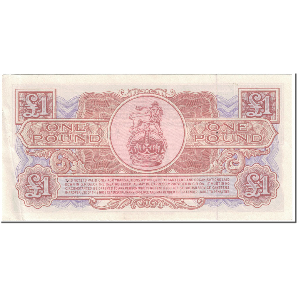 Banknote, Great Britain, 1 Pound, 1956, Undated (1956), KM:M29, EF(40-45)