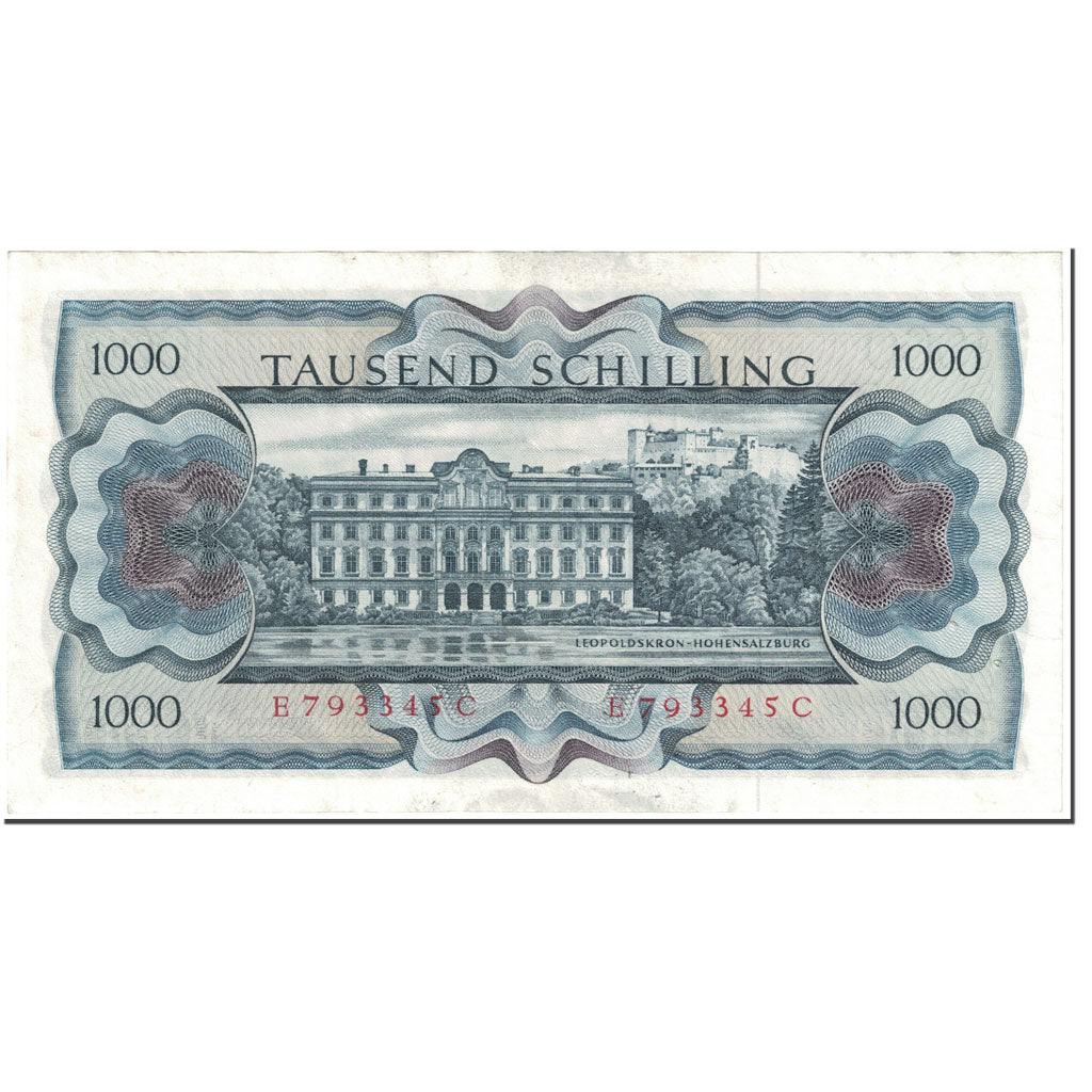 Banknote, Austria, 1000 Schilling, 1966, 1966-07-01, KM:147a, EF(40-45)