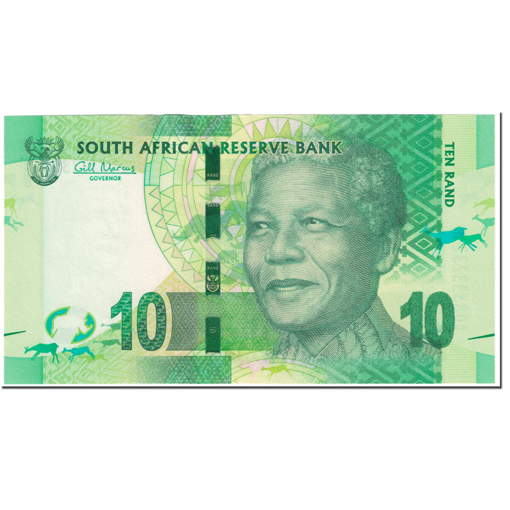 Banknote, South Africa, 10 Rand, 2012, Undated (2012), KM:133, UNC(65-70)