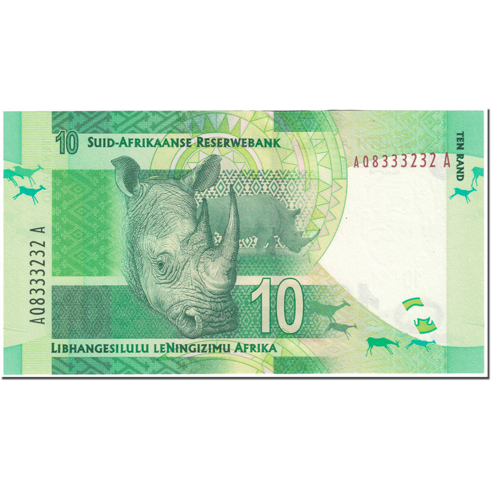 Banknote, South Africa, 10 Rand, 2012, Undated (2012), KM:133, UNC(65-70)