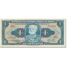 Banknote, Brazil, 1 Cruzeiro, 1958, Undated (1958), KM:150d, AU(50-53)