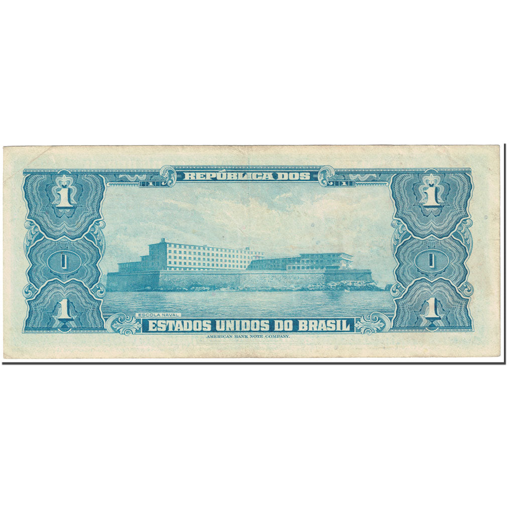Banknote, Brazil, 1 Cruzeiro, 1958, Undated (1958), KM:150d, AU(50-53)