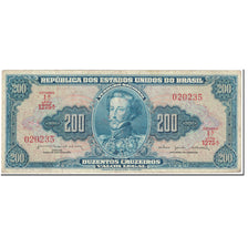Geldschein, Brasilien, 200 Cruzeiros, 1964, Undated (1964), KM:171b, S