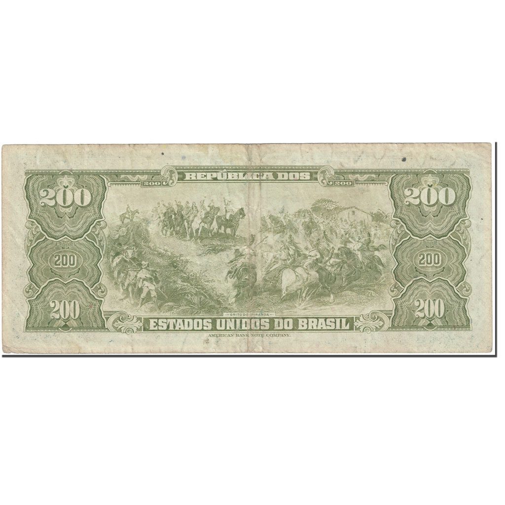 Geldschein, Brasilien, 200 Cruzeiros, 1964, Undated (1964), KM:171b, S