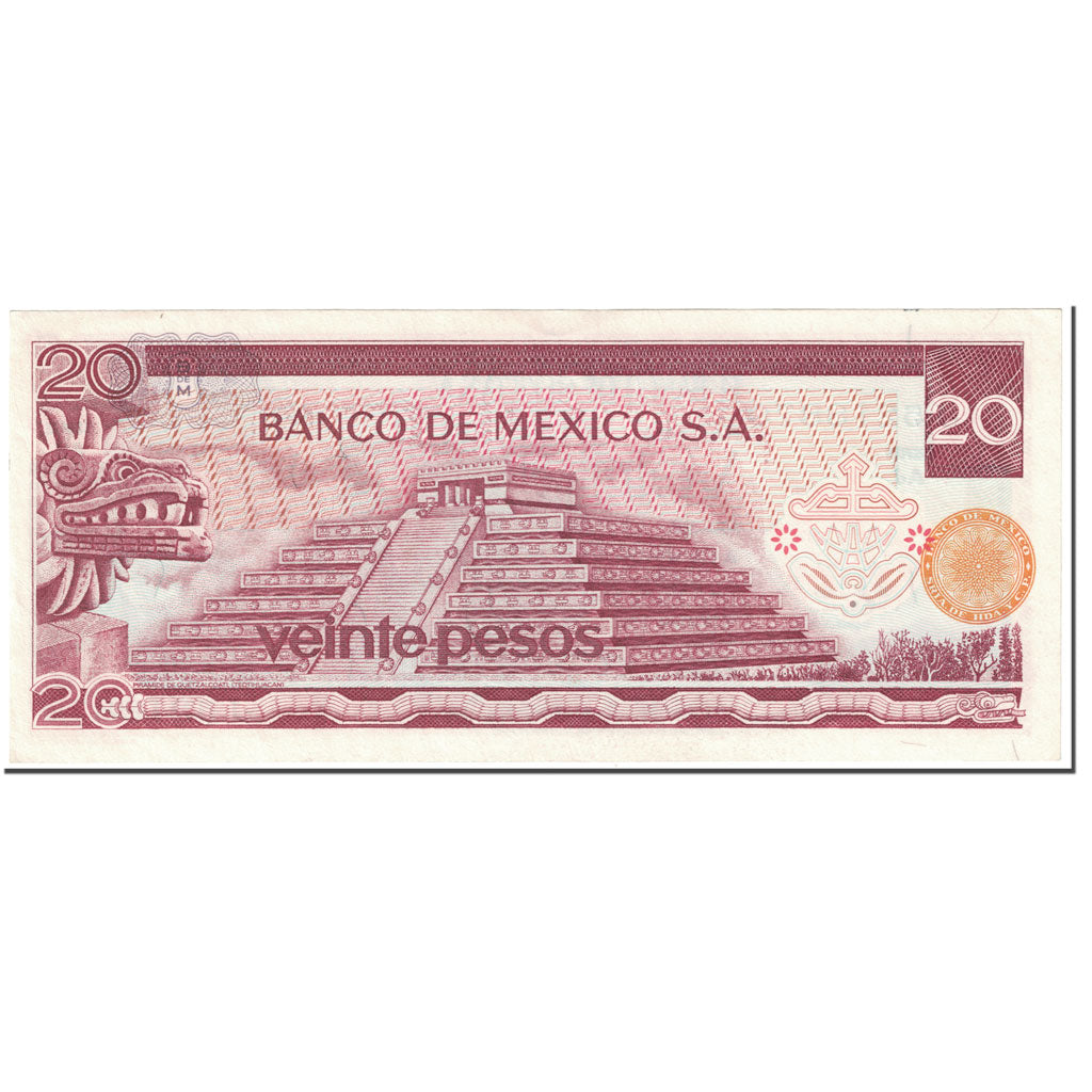 Banknote, Mexico, 20 Pesos, 1973, 1973-07-18, KM:64a, UNC(65-70)