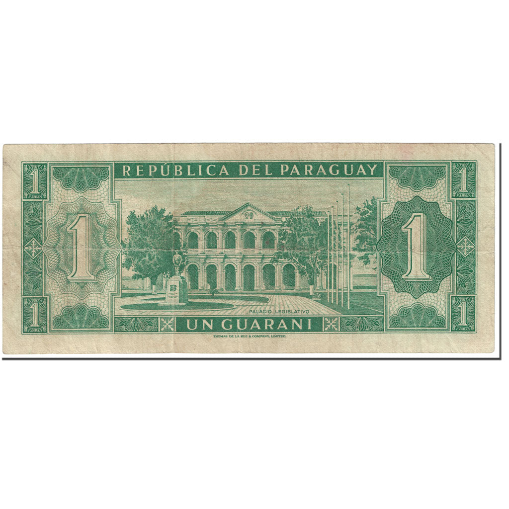 Billete, 1 Guarani, 1963, Paraguay, Undated (1963), KM:193b, BC