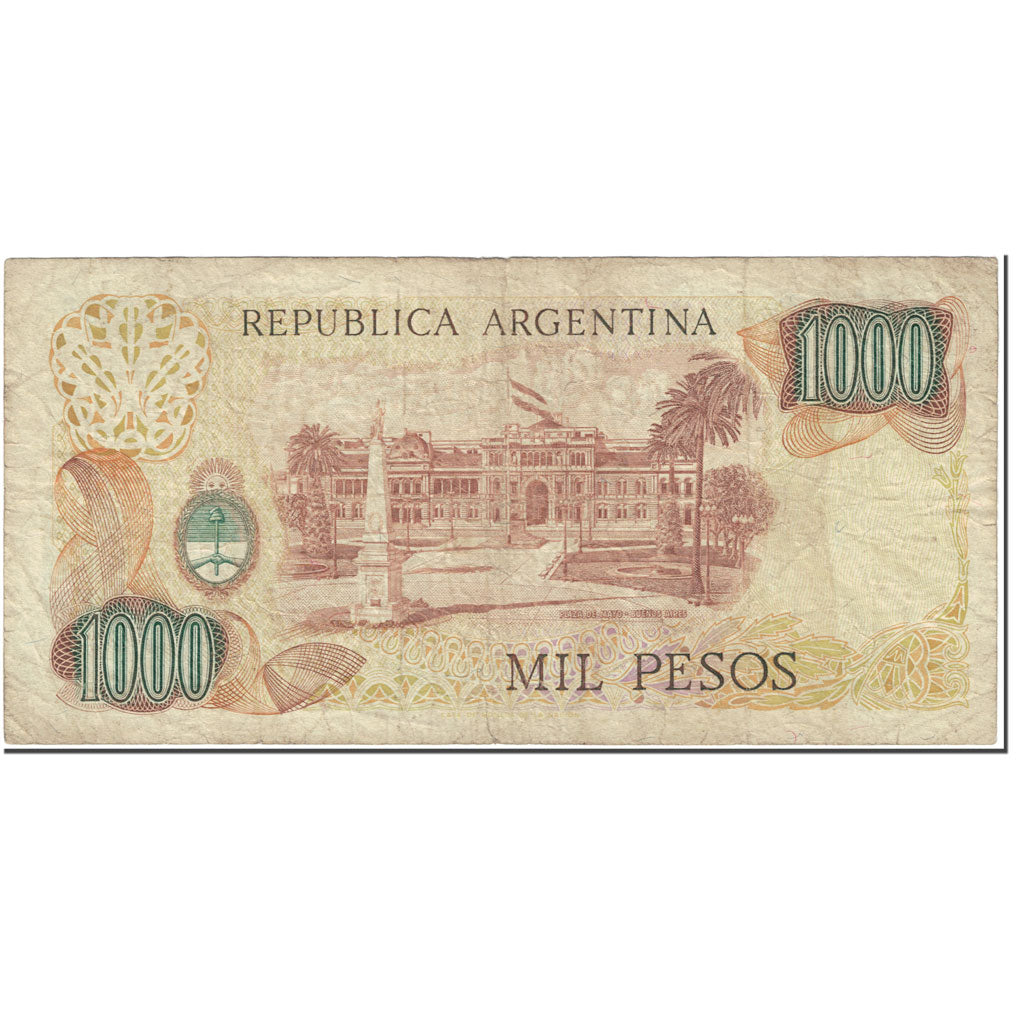 Billet, Argentine, 1000 Pesos, 1976-1983, undated ( 1976-83), KM:304b, TB